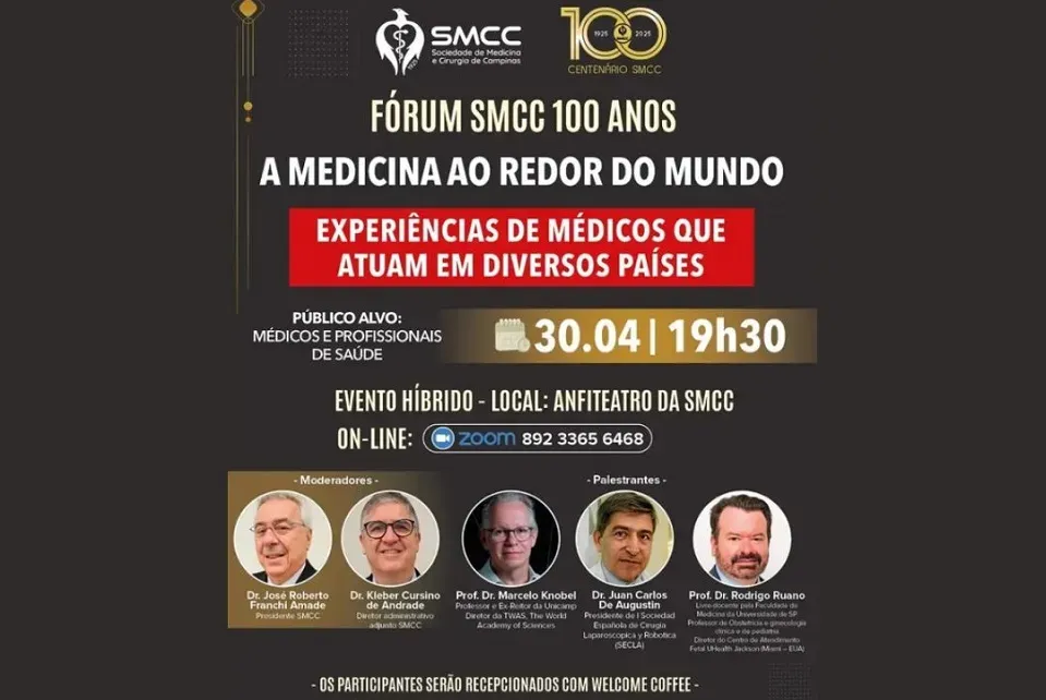 30/04: 4º Fórum SMCC 100 anos