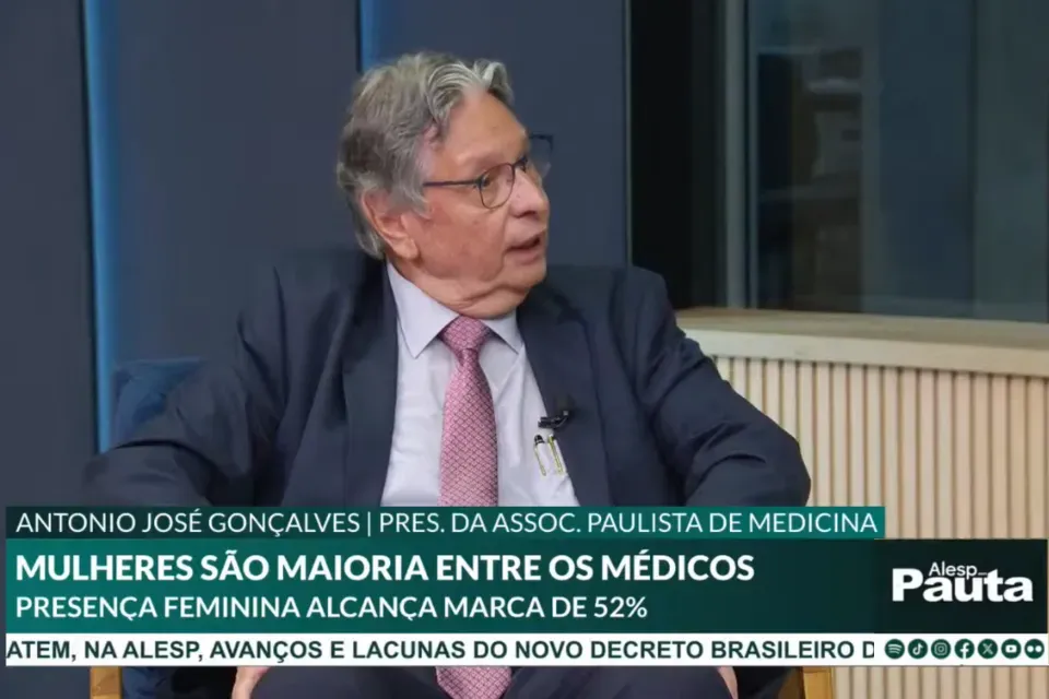 APM destaca Demografia Médica do Estado de SP no programa Alesp em Pauta
