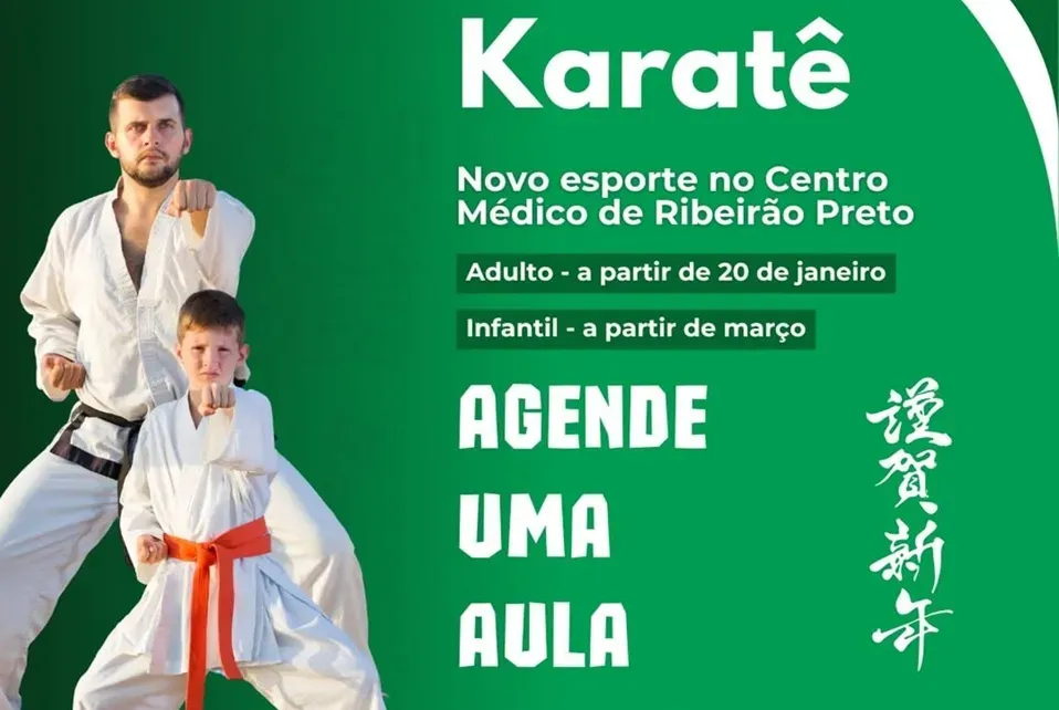 Centro Médico de Ribeirão Preto abre inscrições para aulas de karatê