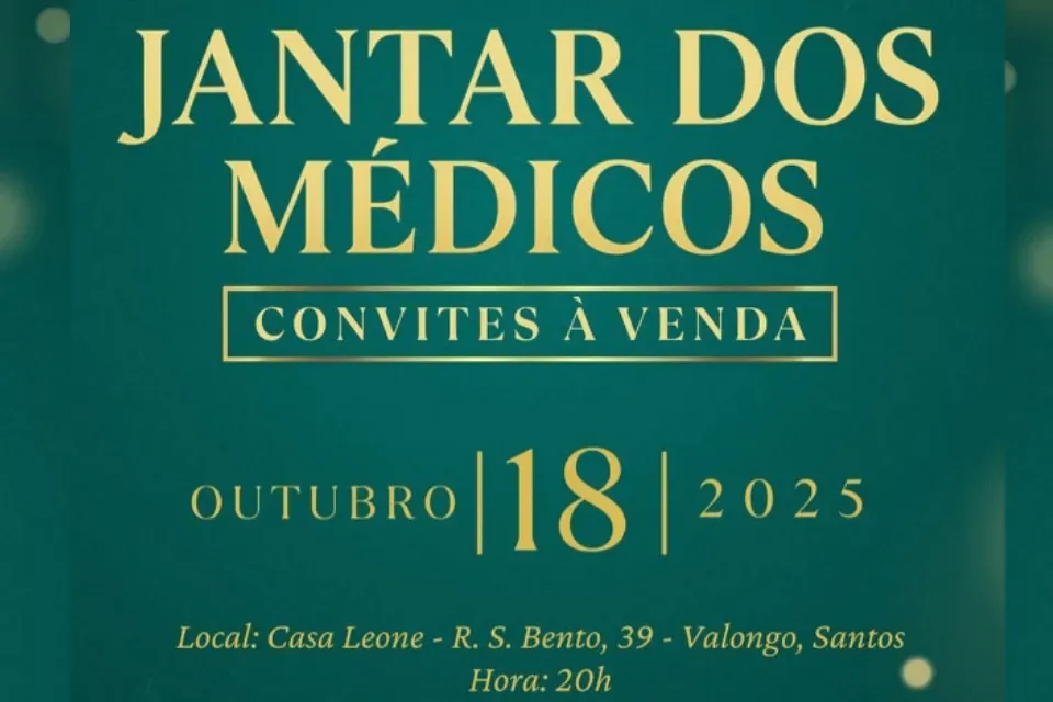 Dia do Médico: Santos promove jantar comemorativo