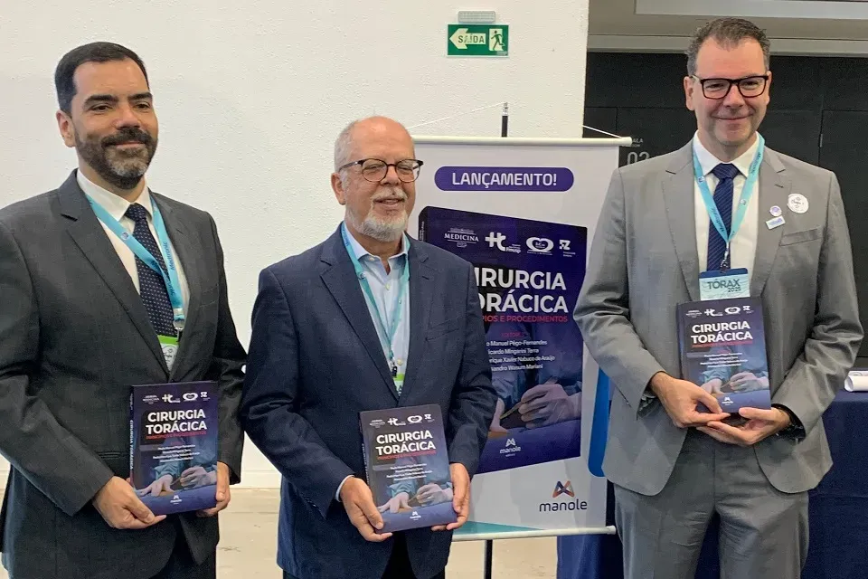 Diretor Científico da APM lança livro “Cirurgia Torácica Básica: Princípios e Procedimentos”