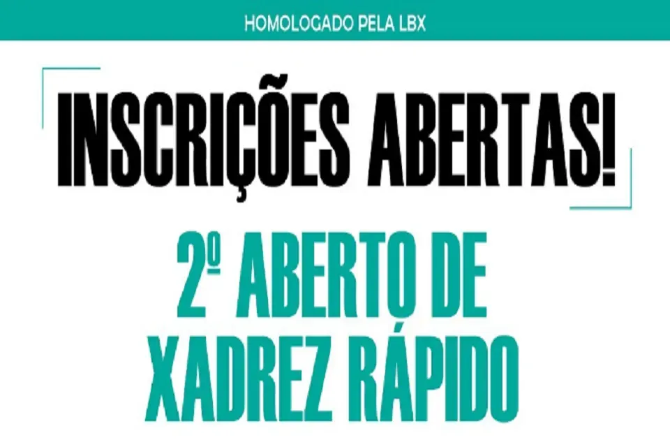 Está chegando o 2º Aberto de Xadrez Rápido de Mogi Mirim