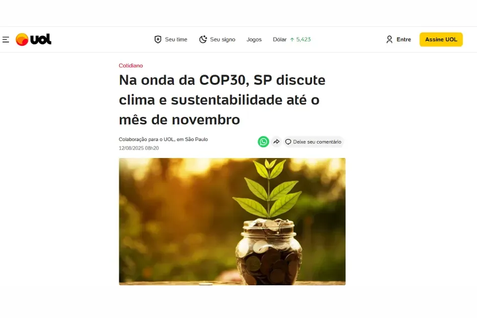 Evento da APM é destaque no UOL