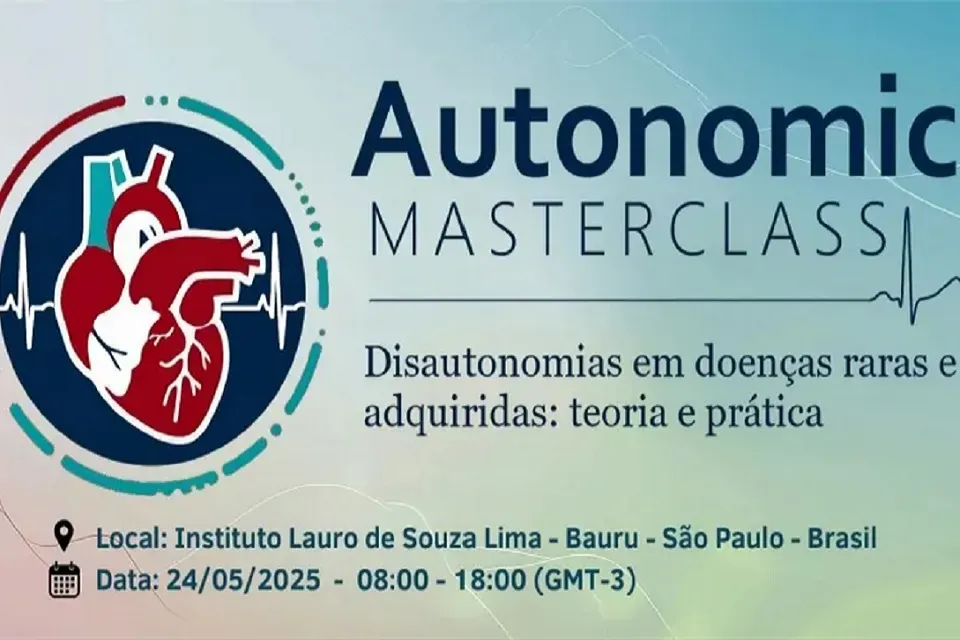 Evento em Bauru falará sobre disautonomias em doenças raras e adquiridas