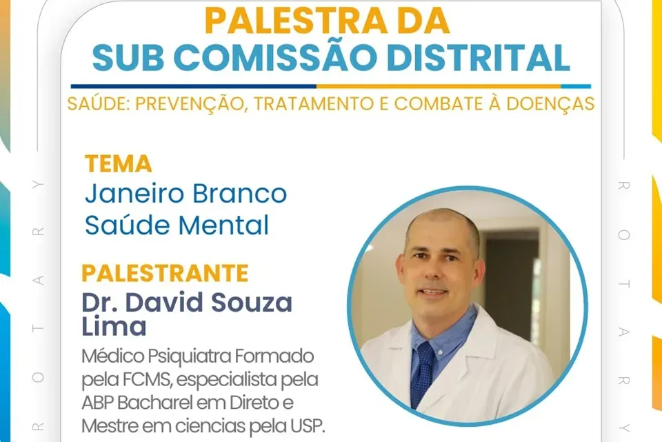 Janeiro Branco: Diretor da APM ministra palestra “Saúde Mental e Emocional”