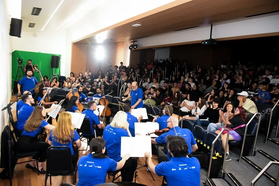 Música nos Hospitais: concerto na sede da APM para alunos de escolas estaduais