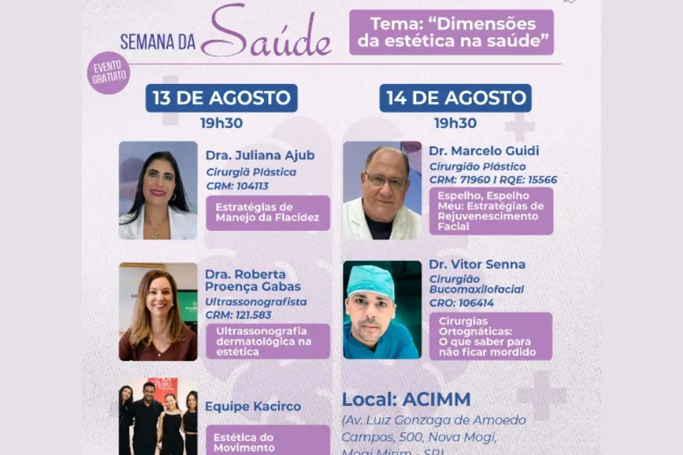 Participe da 3ª edição da Semana da Saúde em Mogi Mirim