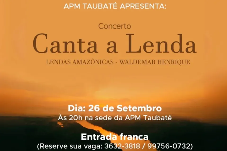 Participe do concerto “Canta a Lenda: Lendas Amazônicas por Waldemar Henrique”