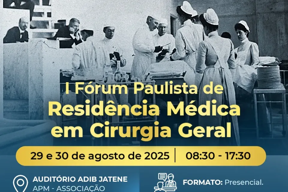 Participe do I Fórum Paulista de Residência Médica em Cirurgia Geral