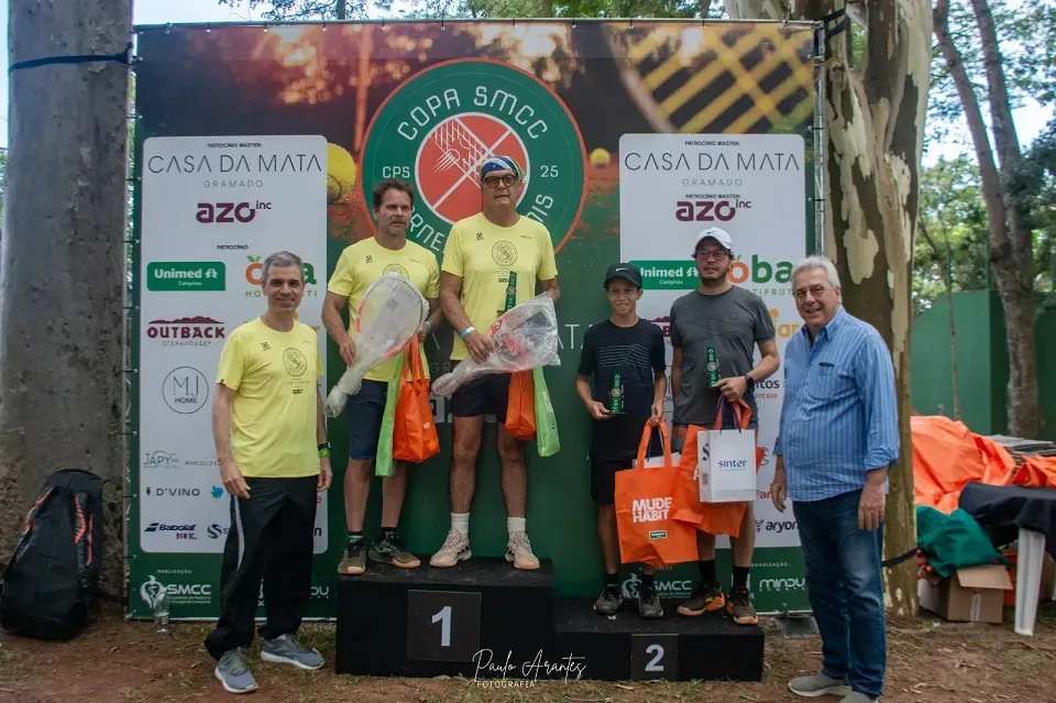 Primeira Copa de Tênis de Campinas contou com 55 duplas