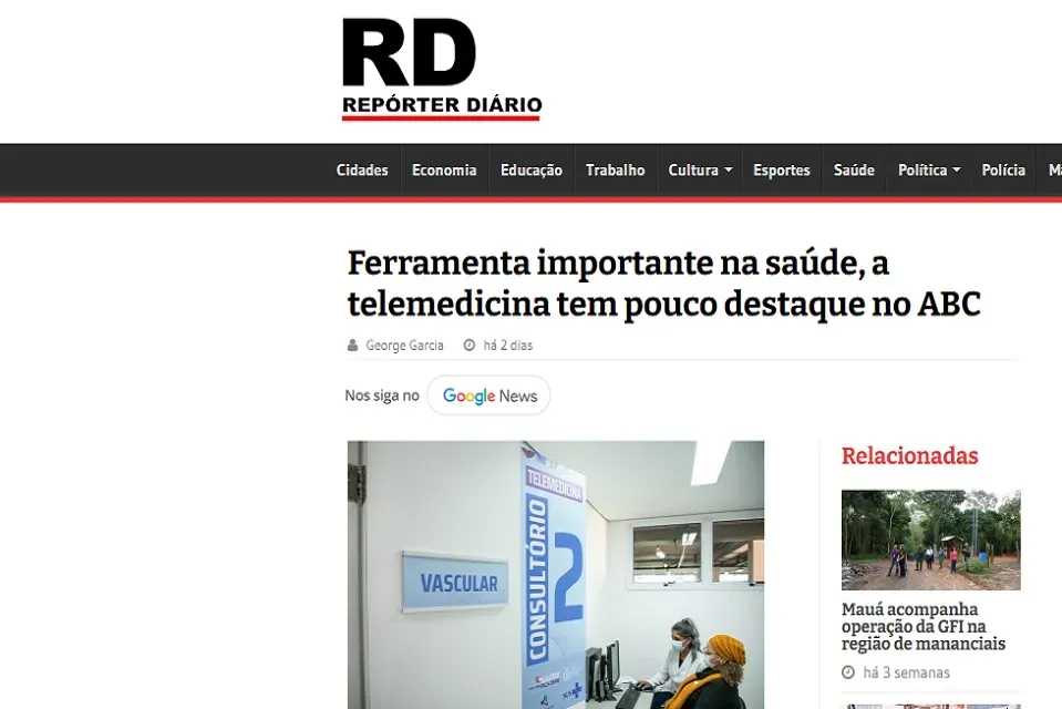 Repórter Diário do ABC entrevista diretor da APM sobre telemedicina