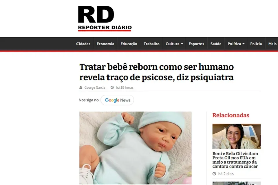 Repórter Diário do ABC entrevista diretor da APM sobre bebê reborn
