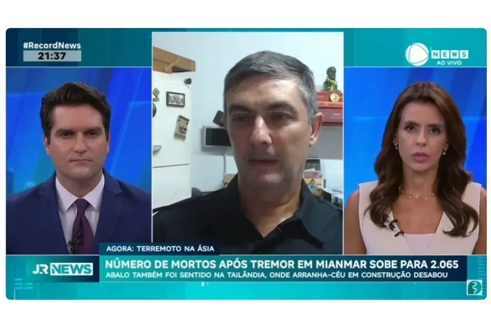 Representante da APM fala à imprensa sobre atendimento em Mianmar