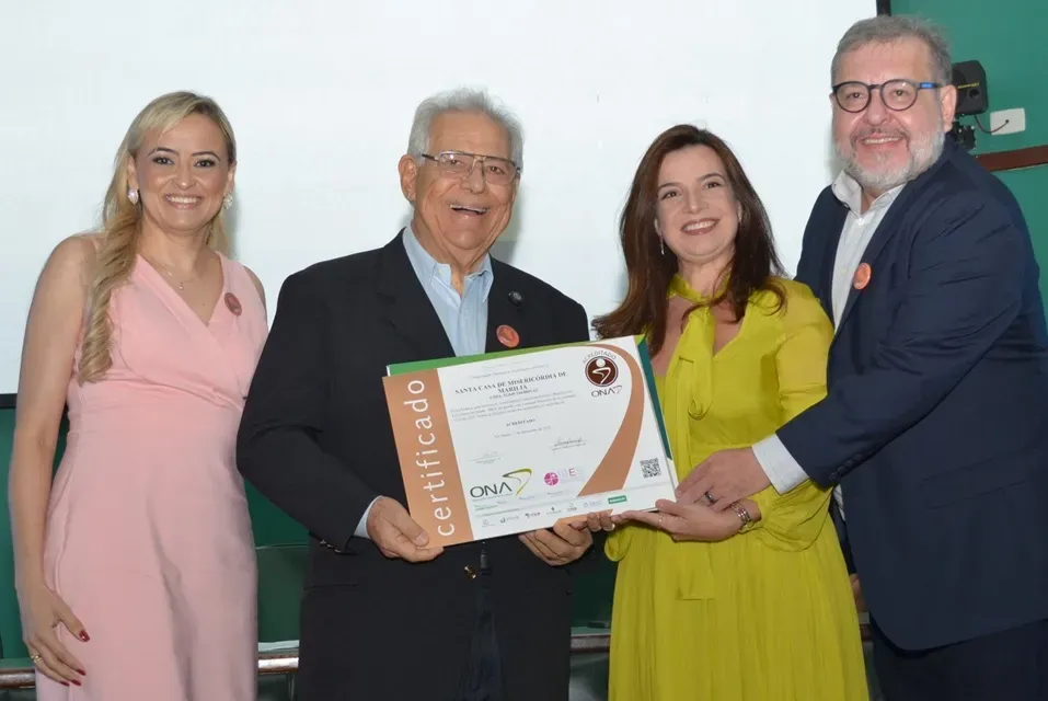 Santa Casa de Marília conquista certificação de Acreditação Hospitalar Nível 1