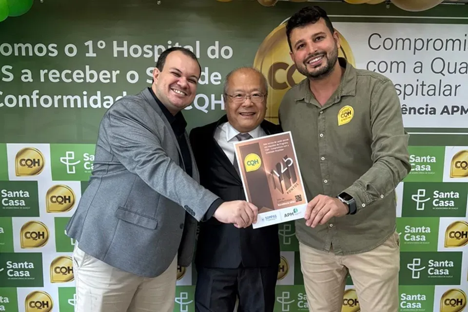 Santa Casa de Misericórdia de Guaçuí conquista selo do CQH