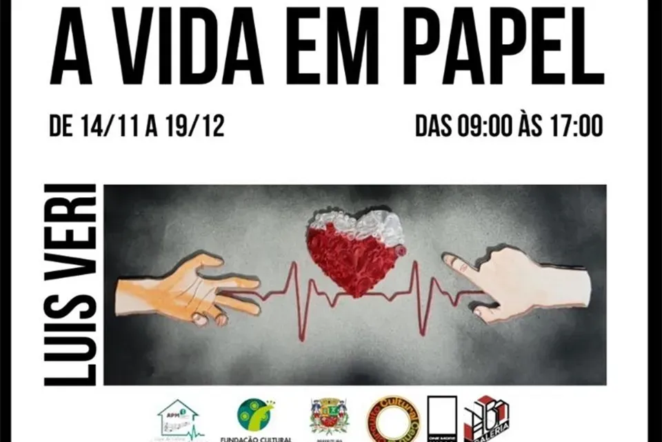 São José dos Campos sedia exposição “A Vida em Papel”, de Luis Veri