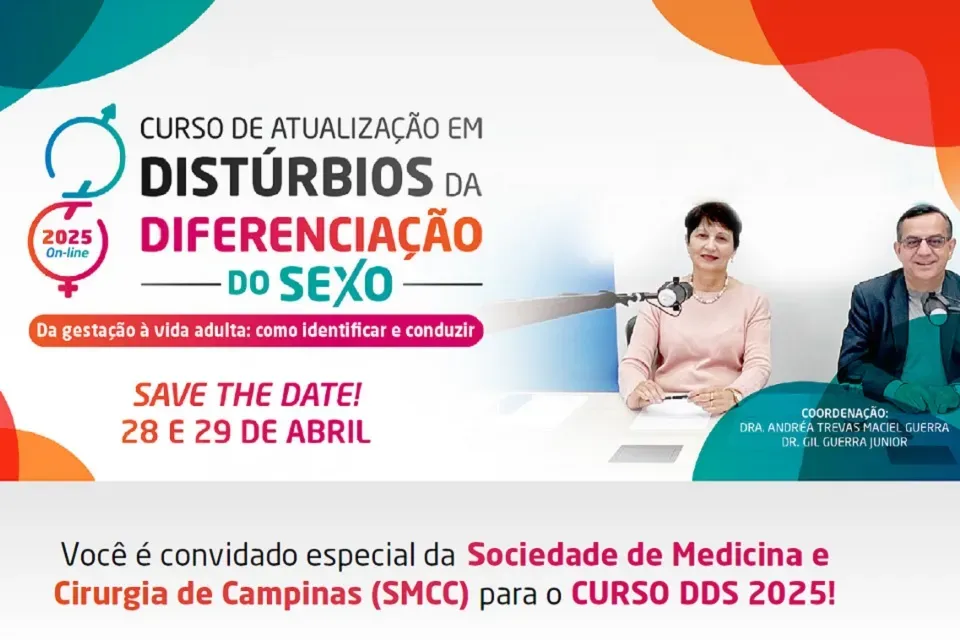 SMCC: Participe do Curso de Atualização em Distúrbios da Diferenciação do Sexo