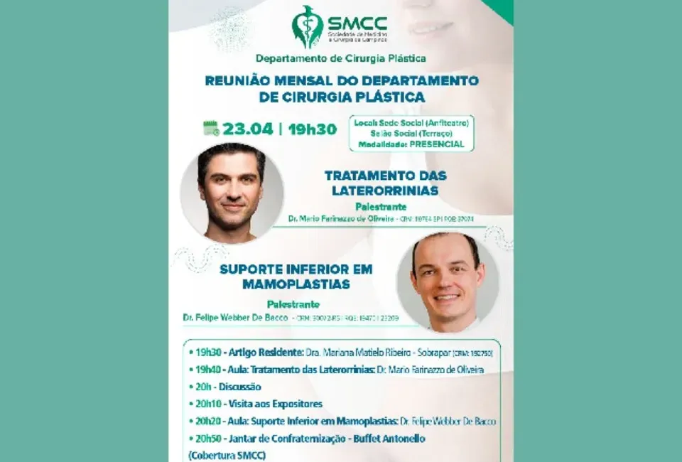 SMCC: Reunião Mensal de Cirurgia Plástica