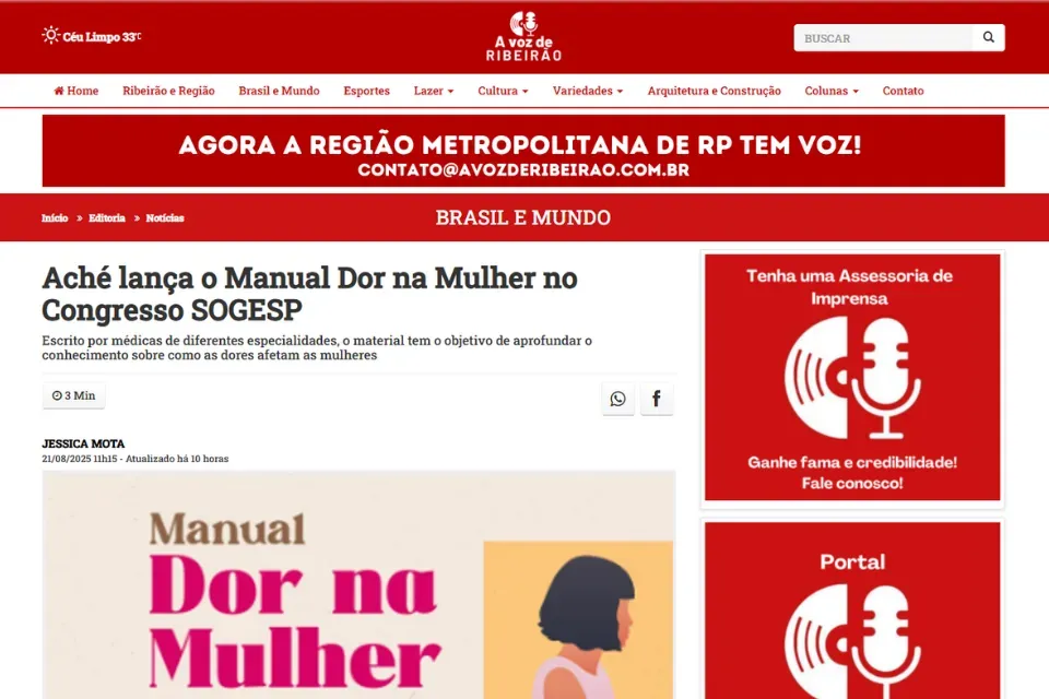 Telma Zakka é uma das co-editoras do Manual Dor na Mulher