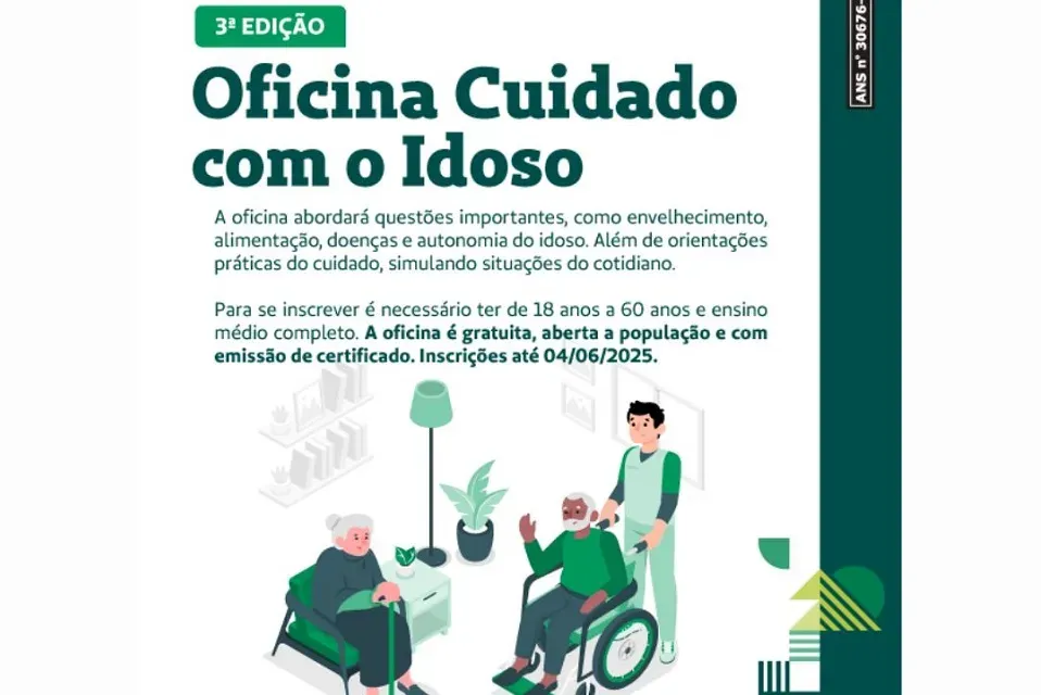 Terceira edição da oficina Cuidado com o idoso na sede da Unimed Jaú