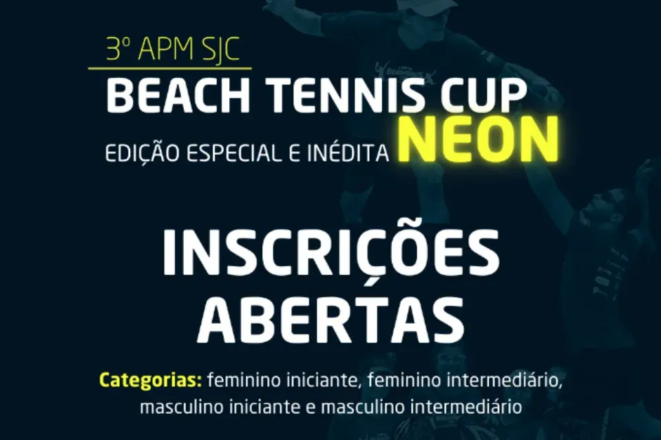 Vem aí a 3ª edição do APM SJC Beach Tennis Cup